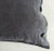 Textile French Linen Lumbar Pillow in Stone Washed Noir Cover For Sale - Image 7 of 10
