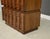 Brown 1970s Tobago Brutalist Tall Walnut Armoire Dresser For Sale - Image 8 of 10