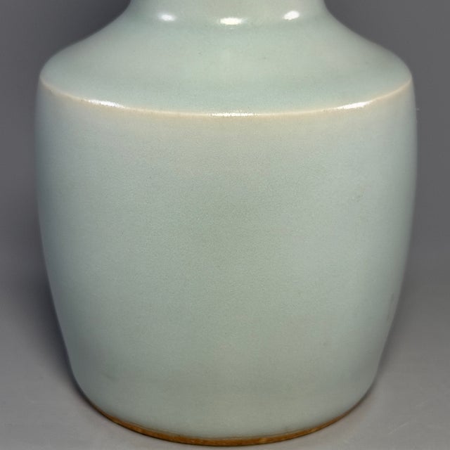 Chinese Antique Chinese Longquan Celadon Vase | One of a Kind For Sale - Image 3 of 7