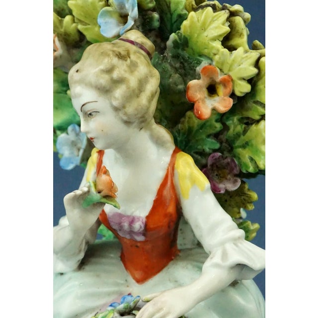19th Century Porcelain Sculpture of a Lady by Ernest Bohne & Söhne, Germany For Sale - Image 12 of 18