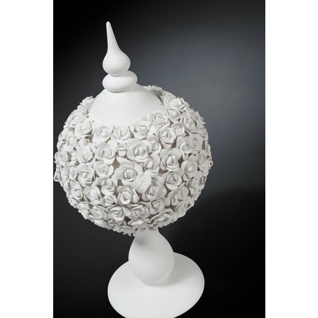 Ceramic Coco Camelie Ball Stand by Marco Segantin for VGnewtrend, in New conditions. Designed from 2000