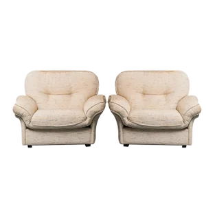 Set of Vintage Armchairs by Doimo Salotti, 1970