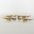 AMBIANIC presents Set of flared wings Italian Sculptural hardware Brass Door Pulls Drawer handles. 4 pieces in set. Lovely...