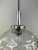 Metal Space Age Ball Pendant Lamp in Glass, 1970s For Sale - Image 7 of 9
