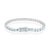 Gemstone 13 Ct Natural Sky Blue Aquamarine Tennis Bracelet in Sterling Silver For Sale - Image 7 of 13