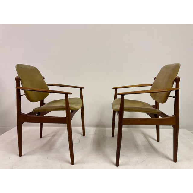 Mid-Century Modern Danish Dining Chairs by Arne Vodder for France and Daverkosen, 1960s, Set of 6 For Sale - Image 3 of 18