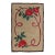 2'x4' Antique American Hooked Rug | Floral Hooked Area Rug For Sale