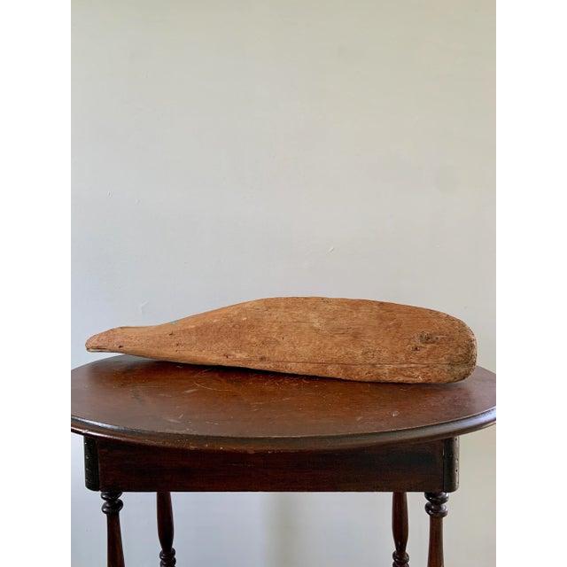Hand-Carved Driftwood Whale Sculpture for a Collected Coastal Interior For Sale - Image 11 of 11
