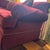 Traditional Ethan Allen Red Couch Sofa For Sale - Image 3 of 9
