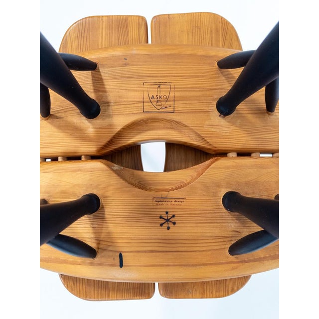 Pirkka Stools by Ilmari Tapiovaara for Asko, 1960s, Set of 2 For Sale - Image 9 of 10