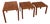 Vintage Danish Nesting Tables in Teak, 1960, Set of 3 For Sale