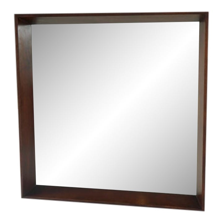 Mid 20th Century Gilbert Rohde Mirror for Herman Miller in Walnut ...