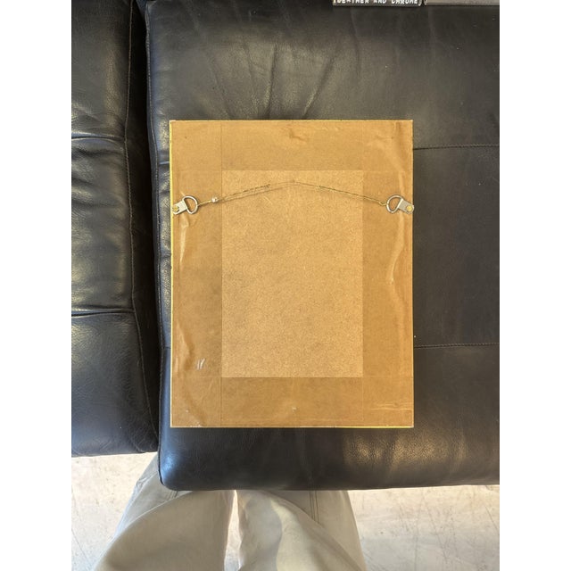 An original 1998 etching titled Vortex by American artist John Burlingame. This striking work showcases Burlingame’s...