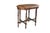This 1930s-1940s Mersman parlor table features a distinctive scalloped, serpentine "turtle-top" design crafted from rich...