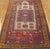 Late 19th Century Caucasian Kazak Prayer Rug ( 3'9" x 6' - 115 x 183 ) Antique Geometric Medallion Wool Hand Knotted Pile...