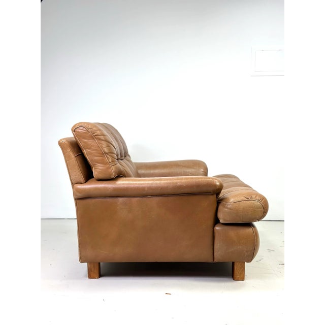 Arne Norell 1960s Arne Norell Leather “Mexico” Lounge Chair For Sale - Image 4 of 12