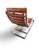 Modern Tan Leather & Steel Chaise Lounge from Timothy Oulton, 2010s For Sale - Image 3 of 8