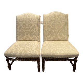 Dennis & Leen 2 Custom Bolin Side Chairs For Sale