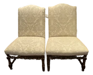 Dennis & Leen 2 Custom Bolin Side Chairs