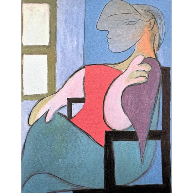 Pablo PICASSO (1881-1973) (after) Woman portrait Color lithograph Signed on the plate On Arches parchment 70 x 50 cm