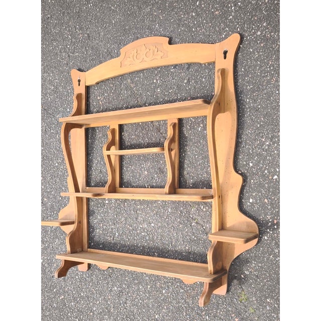 Antique Art Nouveau Wall Shelf, 1890s, in Very Good conditions. Designed 1890 to 1919