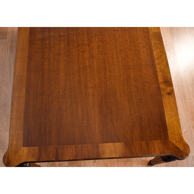 1950s Henredon English Style Walnut Coffee Table For Sale - Image 6 of 18