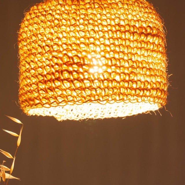 Not Yet Made - Made To Order Small Rope Lamp – Natural For Sale - Image 5 of 8