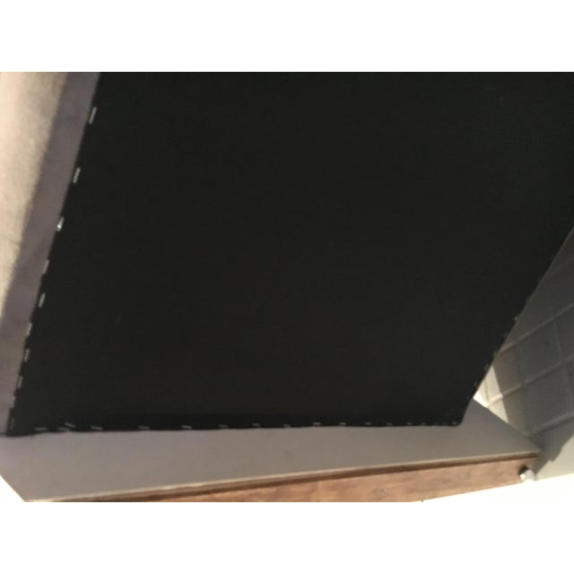 Set of Art Deco Parchment & Velvet Armchairs, 1940s For Sale - Image 12 of 12