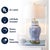 Blue and White Chinoiserie Ginger Jar Table Lamp, 29.5 Inch For Sale - Image 4 of 9