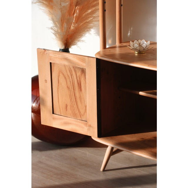 1960s Vintage Windsor/Giraffe Bookcase by Lucian Ercolani for Ercol, 1960s For Sale - Image 5 of 18