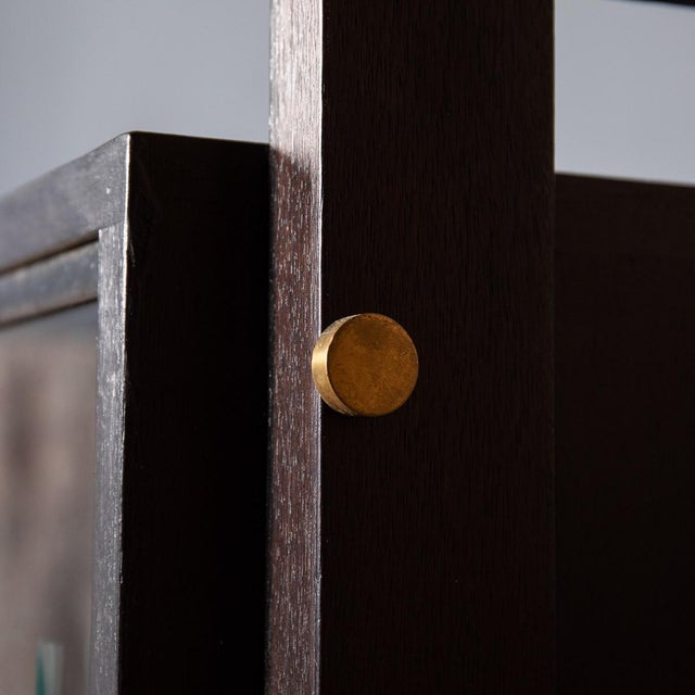 1970s Italian Ebonised Open-Back Shelving Units, 1970s, Set of 2 For Sale - Image 5 of 18