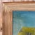 Vintage Signed American Folk Art Farm Landscape Oil Painting For Sale - Image 9 of 13
