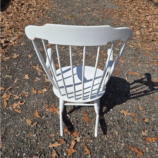 This rocking chair is beautifully designed. It was crafted to last for a lifetime. With a white painted finish, the chair...