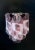 AVAILABLE IN WITHE ALSO. Italian Murano appliques in Vistosi style. This sconce has 10 fantastic Murano rose lattimo and...