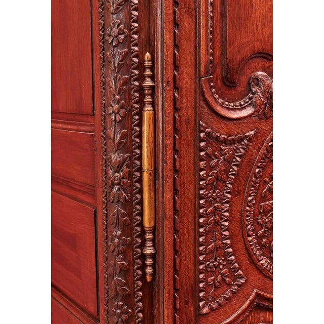18th Century Wedding Cabinet with Musical Motifs For Sale - Image 10 of 14