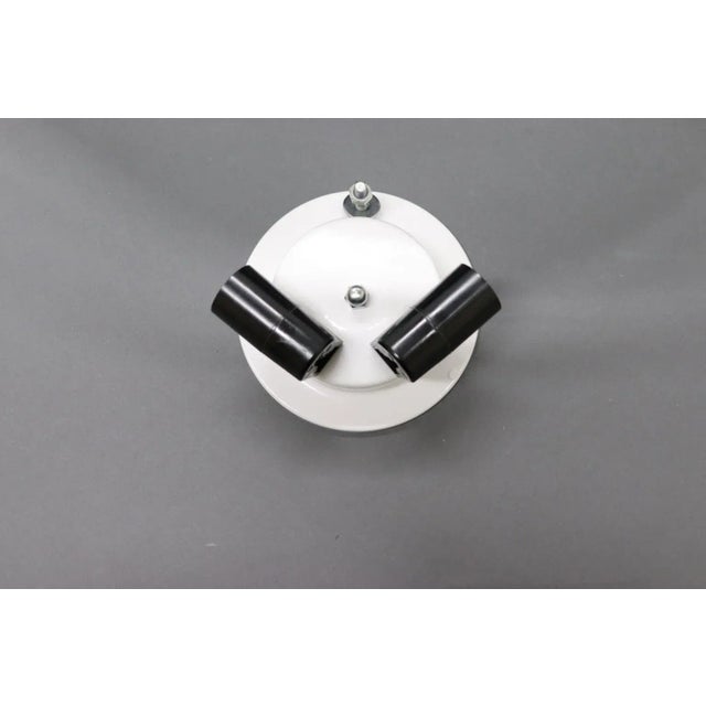 Italian Wall Lamp Murano Hand Blown Transparent Glass For Sale - Image 12 of 13