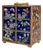 Japanese Cloisonne Enamel Rare Six Drawer Jewelry Chest, Attributed to Inaba For Sale