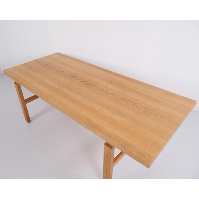 1970s Danish Rectangular Oak Coffee Table, 1970s For Sale - Image 5 of 10