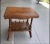 Antique Occasional Side Wooden Table - Wooden Victorian Occasional Table. Condition is Used.