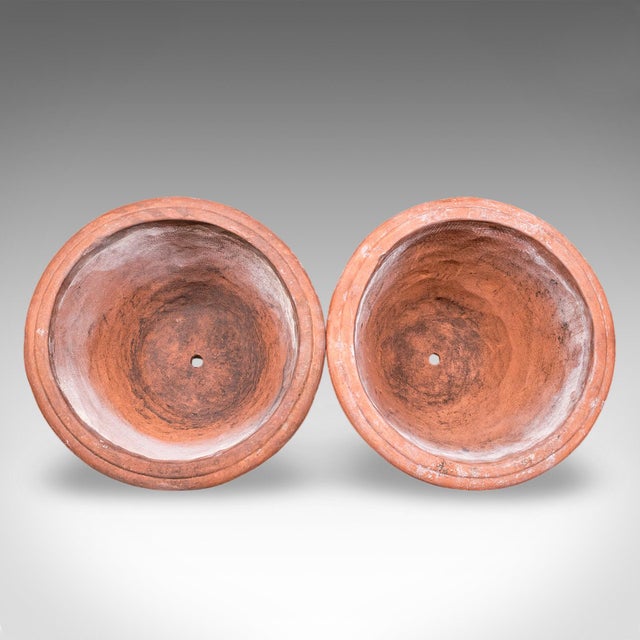 Pair of Vintage Patio Jardiniere, English, Terracotta, Veranda Planter Pot, 1960 For Sale - Image 10 of 12