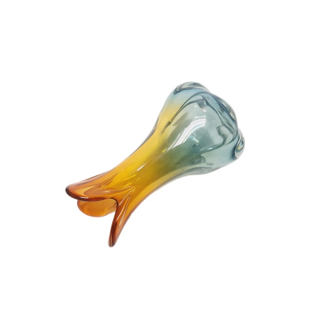 1960s Vase by J. Hospodka for Chribska Glassworks, Former Czechoslovakia, 1960s For Sale - Image 5 of 9