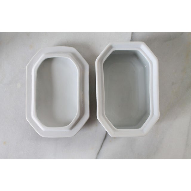 Vintage Goebel Artis Orbis Mucha 'Night's Rest' Miniature Vase & Trinket Box German Goebel Collection For Sale - Image 12 of 15