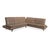 Set of Light Brown Leather Rodrigo Corner Sofa and Ottoman with Manual Function from Contur For Sale - Image 5 of 18