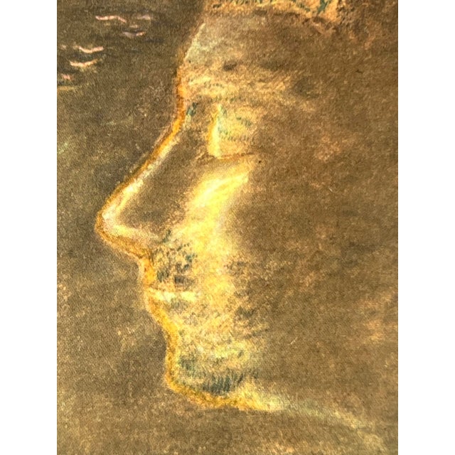 Late 20th Century "Friendship", 1970s Vintage Print After Mikalojus Ciulionis For Sale - Image 5 of 8