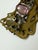 1900 - 1909 Antique Art Nouveau Sash Pin With Pink Center Stone C. 1900 For Sale - Image 5 of 5