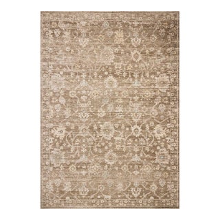 Chris Loves Julia x Loloi Palma Brown / Earth 7'-10" x 10' Area Rug For Sale
