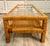 Mid-Century Two-Tier Woven Rattan & Cane Coffee Table With Glass Top For Sale - Image 11 of 15