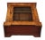 Brown Antique Inlaid Burr Walnut Pier Display Cabinet, 1880s For Sale - Image 8 of 10