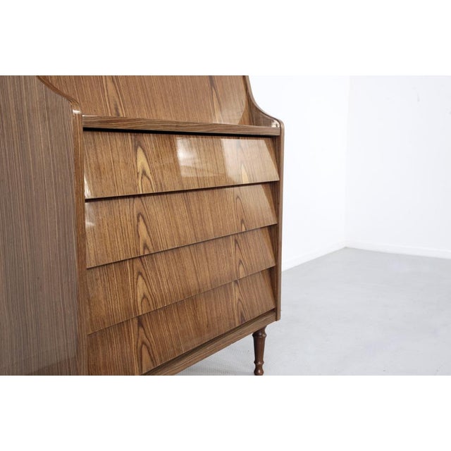 Scandinavian Secretaire in Teak, 1960s For Sale - Image 10 of 11