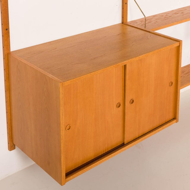 Scandinavian Oak Wall Unit by Preben Sørensen for PS System, Denmark, 1970s For Sale - Image 12 of 18
